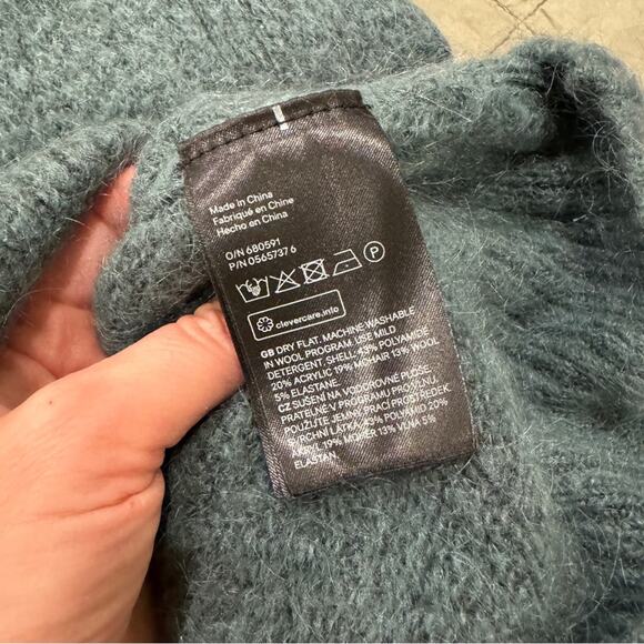 H&M Teal Cozy Sweater - Size Small - Picture 4 of 4